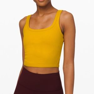Held Tight Tank in mustard